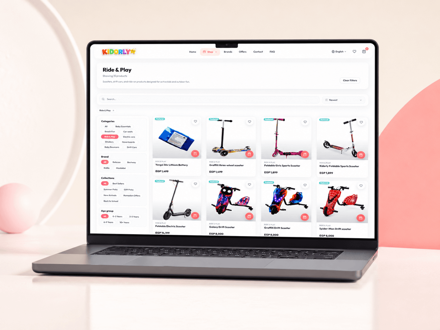 Kidorly Storefront preview