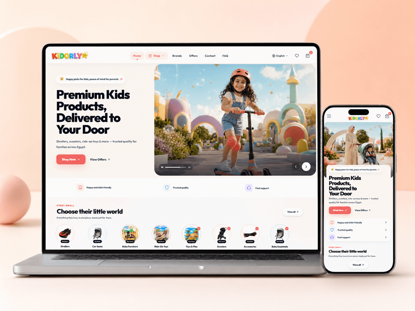 Kidorly home page