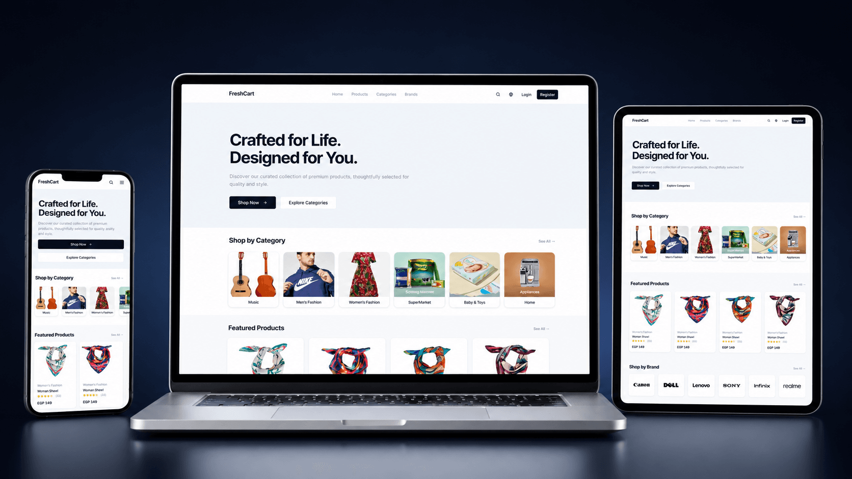 Prime Cart e-commerce interface